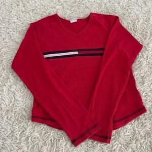 Red Kids Long-sleeve With Logo